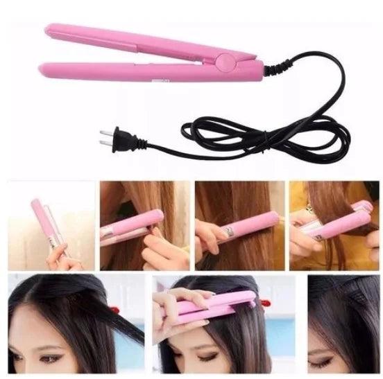 Mini Chapinha Prancha De Cabelo Portátil Com Case - Bivolt