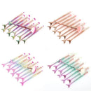 Kit de Pincéis de Maquiagem Sereia 10 Peças Profissional