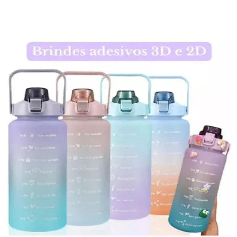 Kit 3 Garrafas Motivacionais