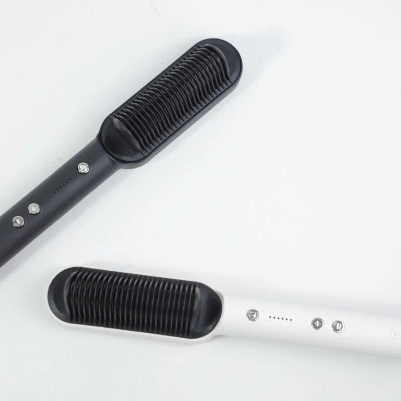 Escova Alisadora - Secadora e Cerâmica Skytur: Alisa, Modela e Elimina Frizz - Entrega Rápida para Todo o Brasil