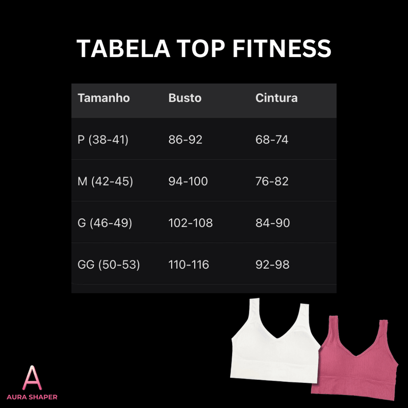 Top Esportivo com Tecido Respirável - Academia - Fitness Feminino - 3 por R$97
