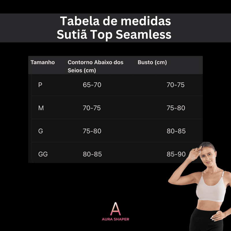 Sutiã Top Seamless Sexy: Confortável, Sem Marcas e Discreto