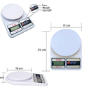 Balança Digital De Precisão Cozinha 10kg Nutrição E Dieta