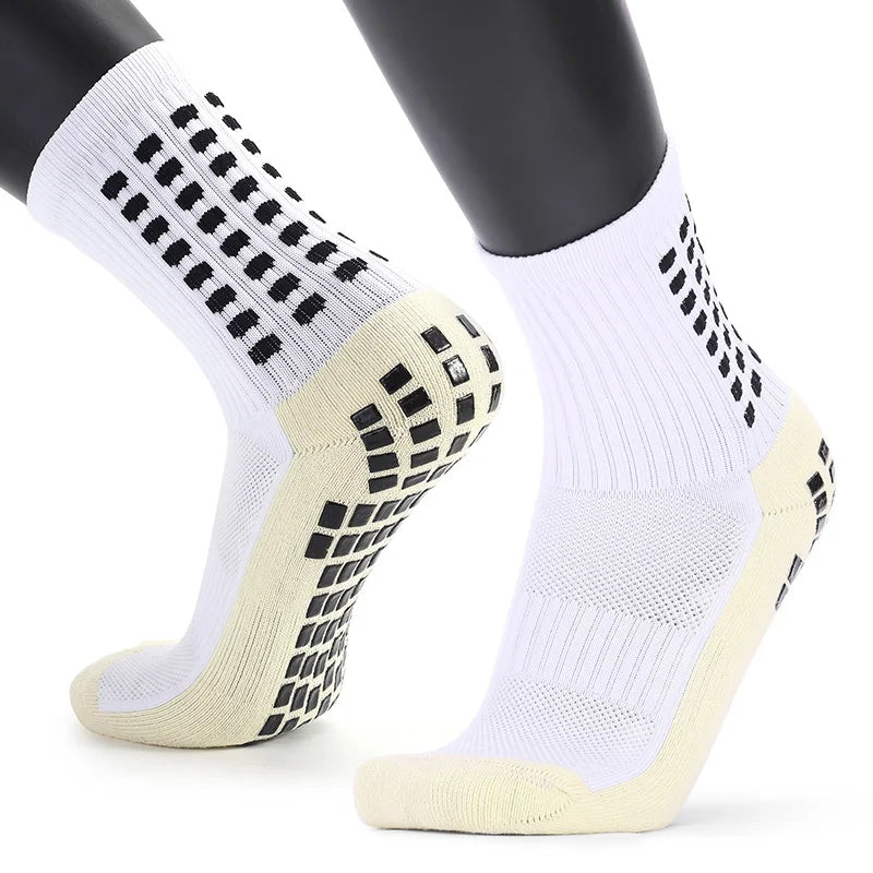 Meia Antiderrapante Esportiva Aura Shaper – Kit 6 Pares - Grip Silicone Profissional para Futebol, Corrida e Treinos | Envio Grátis Brasil