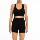 Conjunto Fitness Feminino - Top e Shorts com Tecido Respirável para Treino, Yoga e Corrida – Frete Grátis