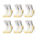 Meia Antiderrapante Esportiva Aura Shaper – Kit 6 Pares - Grip Silicone Profissional para Futebol, Corrida e Treinos | Envio Grátis Brasil