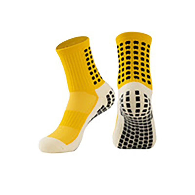 Meia Antiderrapante Esportiva Aura Shaper – Kit 6 Pares - Grip Silicone Profissional para Futebol, Corrida e Treinos | Envio Grátis Brasil