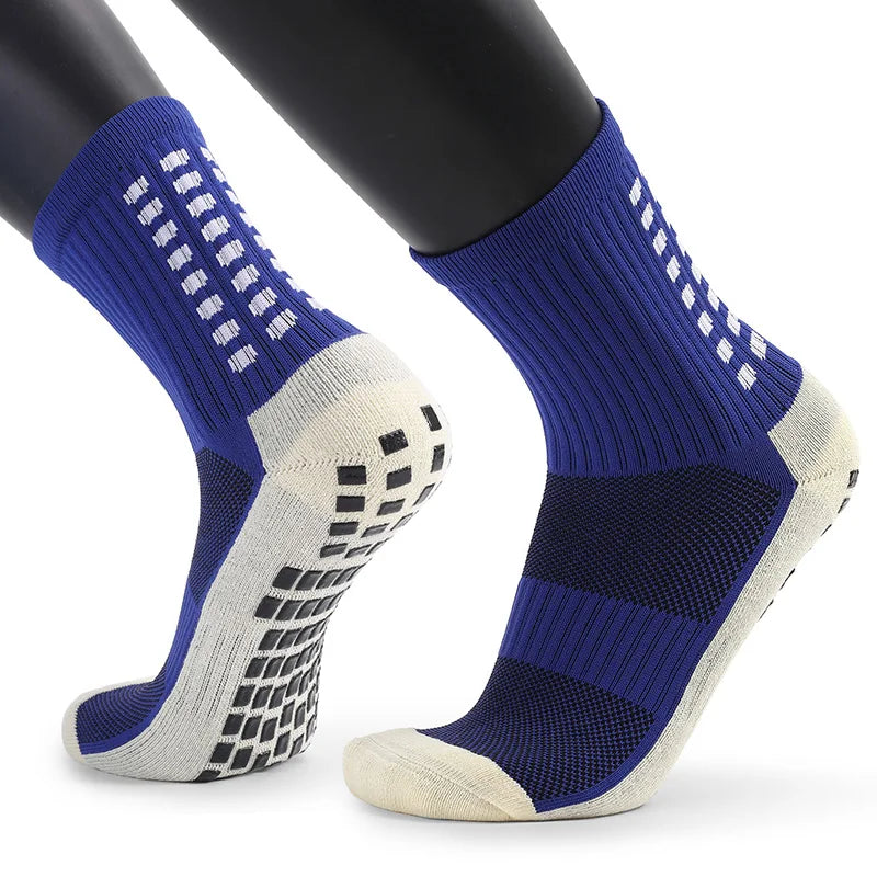 Meia Antiderrapante Esportiva Aura Shaper – Kit 6 Pares - Grip Silicone Profissional para Futebol, Corrida e Treinos | Envio Grátis Brasil