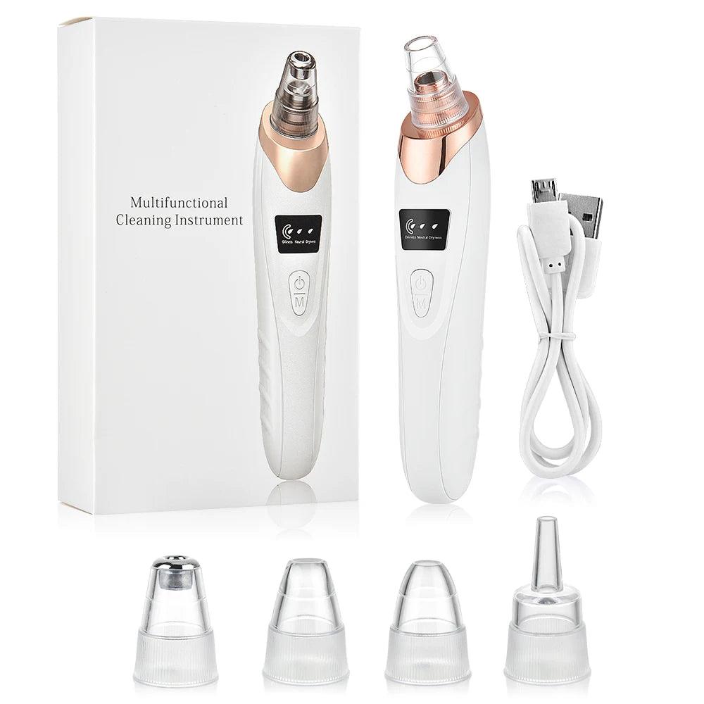 Removedor de Cravos Elétrico - Limpeza Profunda Facial e Cuidados com a Pele - Aura Beauty 
